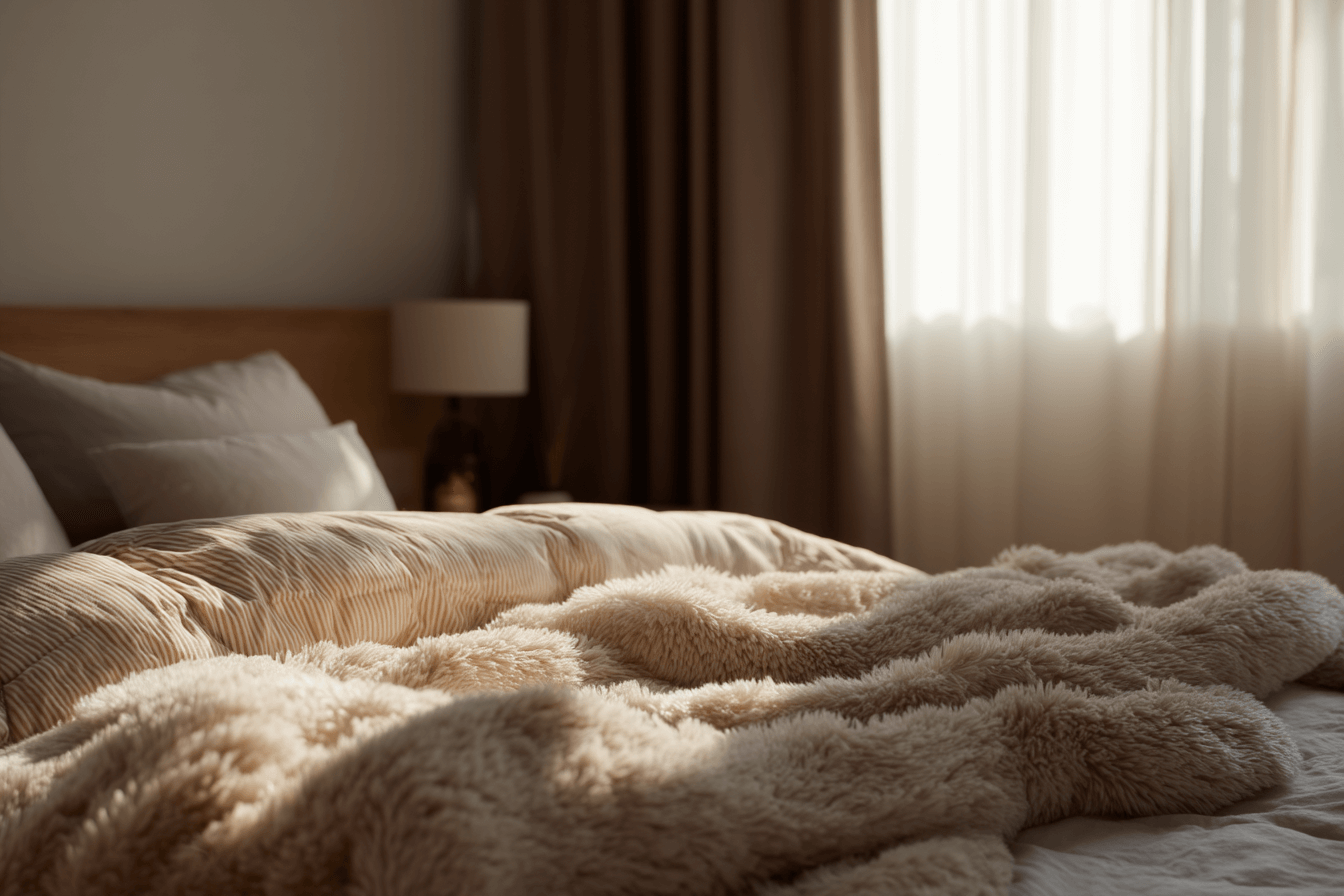 겨울 숙면 방법 완전 가이드 – 침실 온도·습도·이불 조합·난방비까지